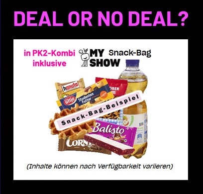 Deal or no Deal SnackBag